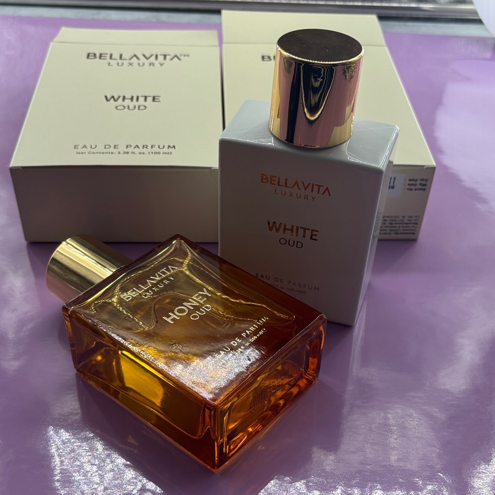 New in box Bellavita White and Honey perfumes